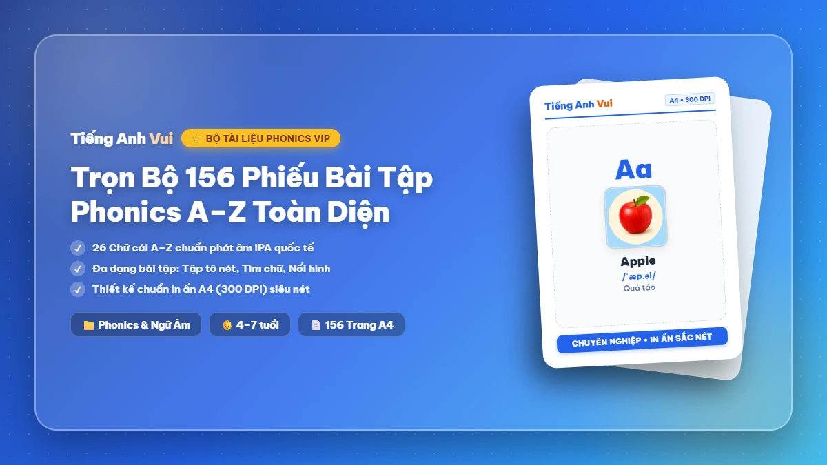 Trọn bộ Phonics A–Z