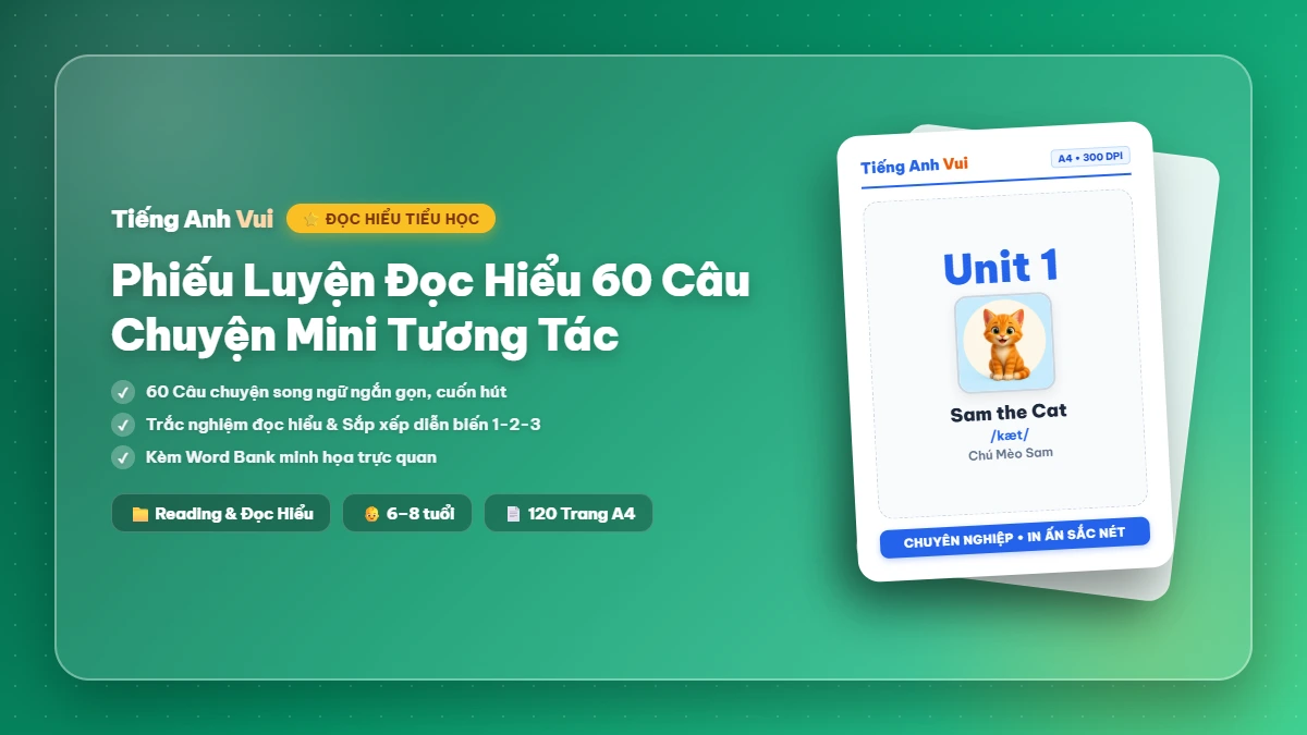 Bộ Reading Comprehension