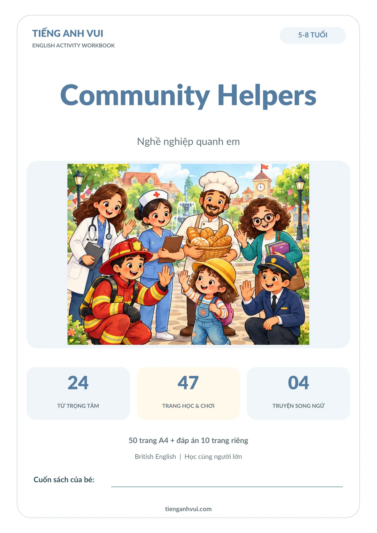 Community Helpers – Nghề Nghiệp Quanh Em - Trang 1