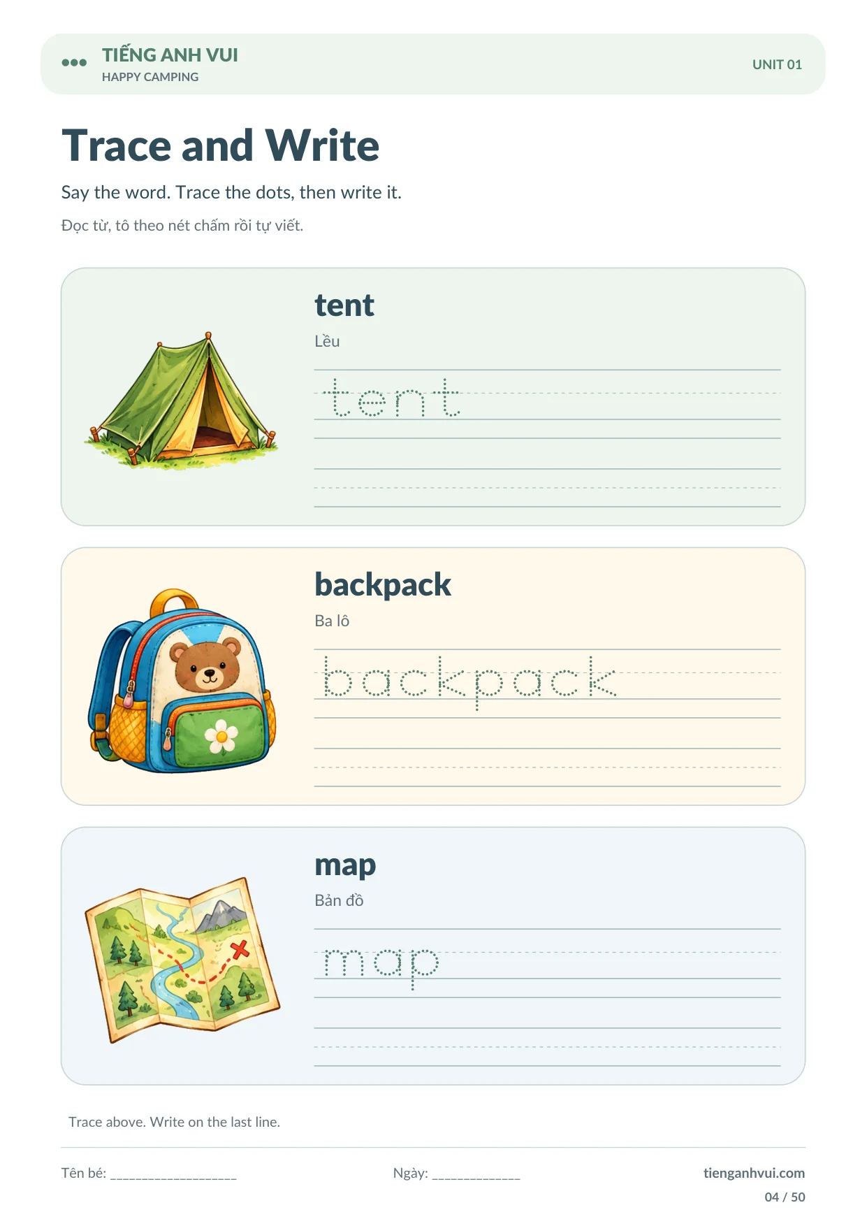 Happy Camping – Cắm Trại Vui Vẻ - Trang 4