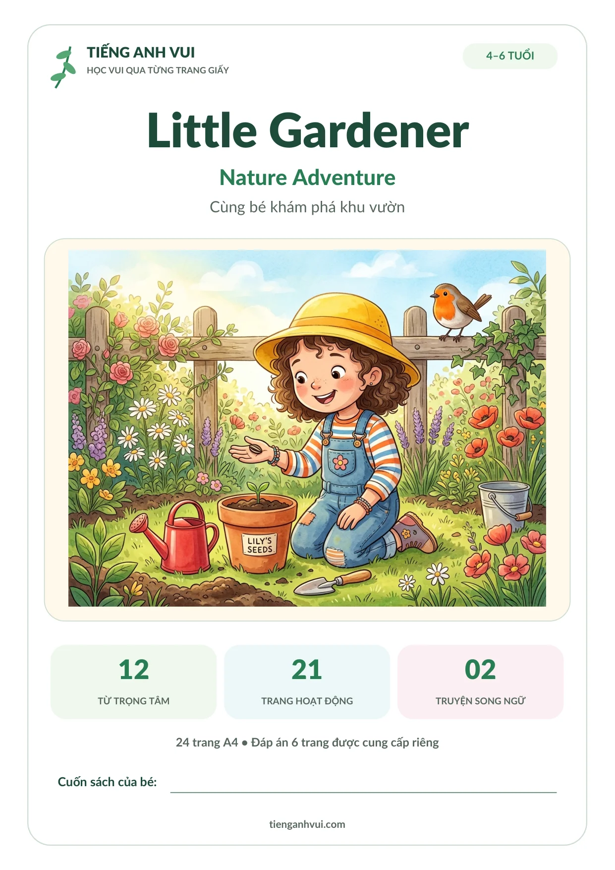 Little Gardener – Bé Làm Vườn - Trang 1