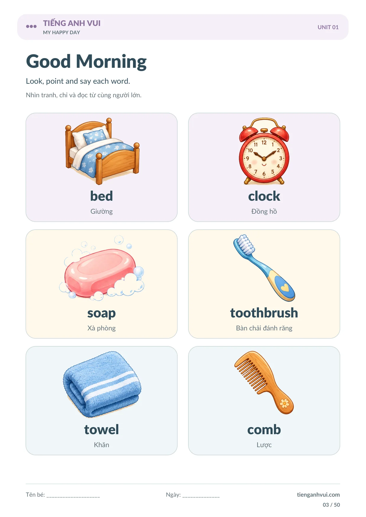 My Happy Day – Một Ngày Vui Vẻ - Trang 3