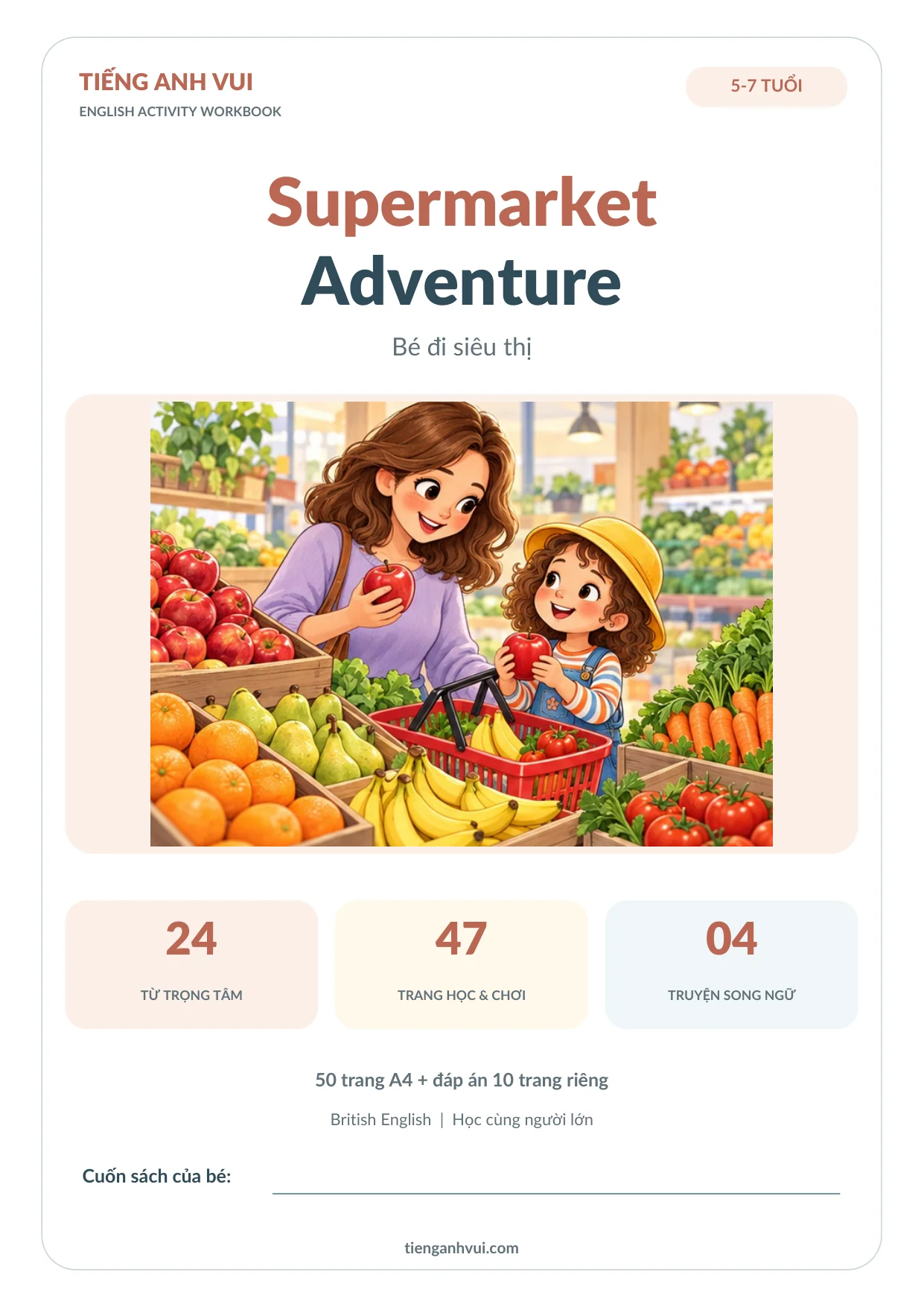 Supermarket Adventure – Khám Phá Siêu Thị - Trang 1