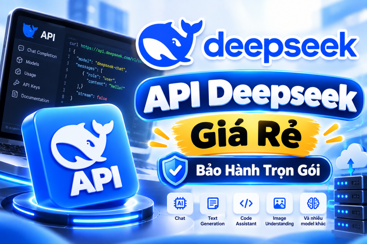 API Deepseek Giá Rẻ - Bảo Hành Trọn Gói
