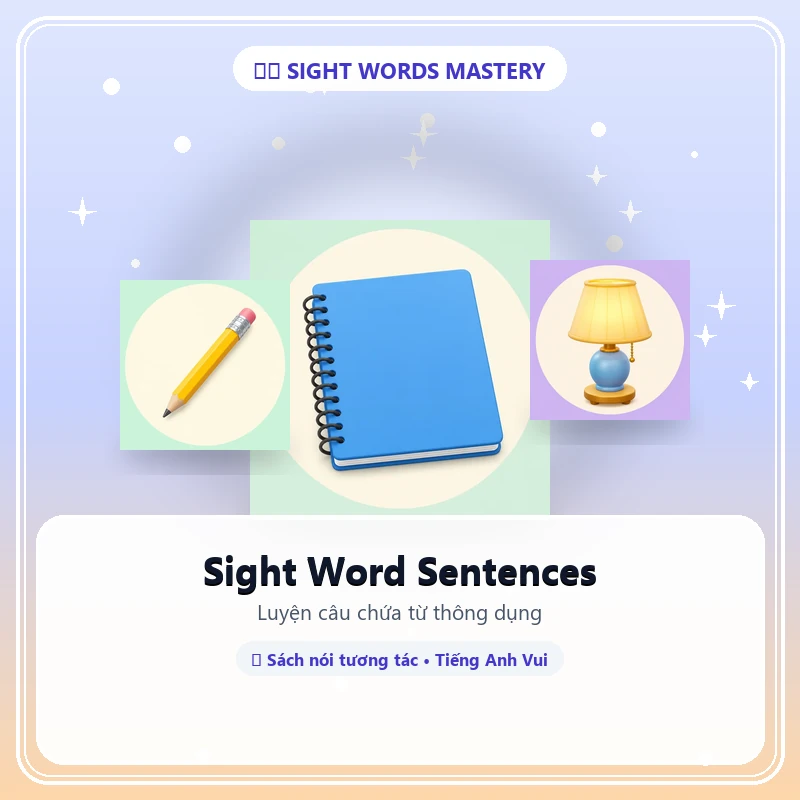 My sight word sentences book