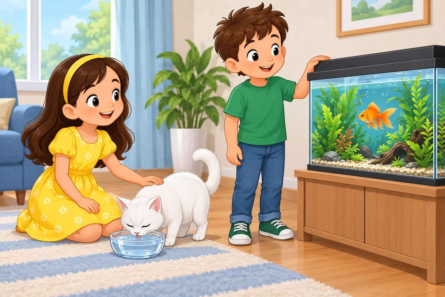 Ảnh đại diện Mia và Ben khoe thú cưng — I have và You have