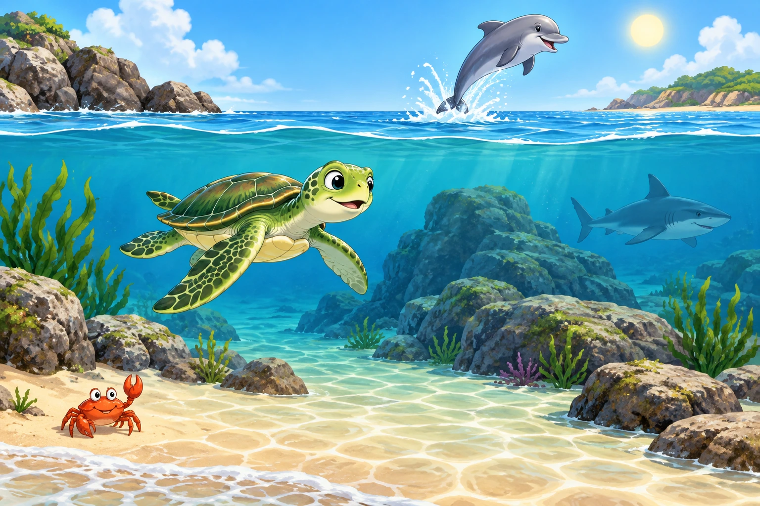 Ảnh đại diện Tilly bơi qua rạn đá — Ocean Friends